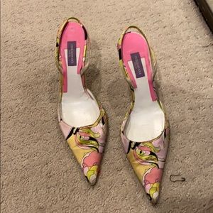 Emilio pucci vintage heel pointed toe heel 36 37